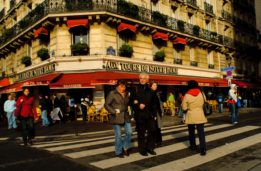 Street scene in Paris.